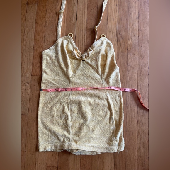 40s Vintage Jantzen Yellow Terry Cloth One Piece Bathing suit. - Picture 7 of 13